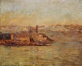 Claude Monet Antibes and the Maritime Alps painting